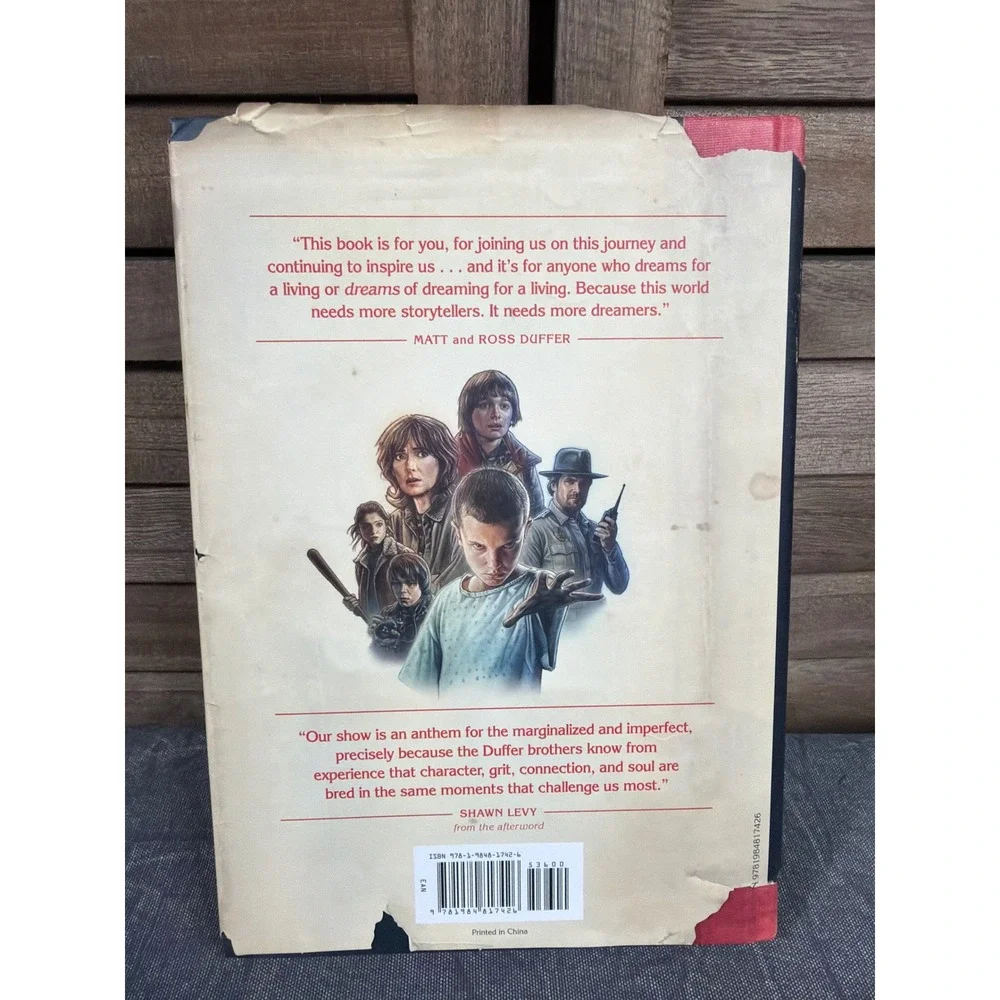 Stranger Things Del Rey Hardcover Worlds Turned Upside Down Black Red GOOD